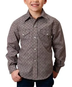 Roper Boys' Karman Classic Snap Shirt