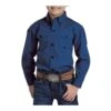 Roper Boys' Cobalt Button Down Shirt