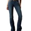 Ariat Women's R.E.A.L. Mid Rise Stretch Entwined Festival Boot Cut Jean