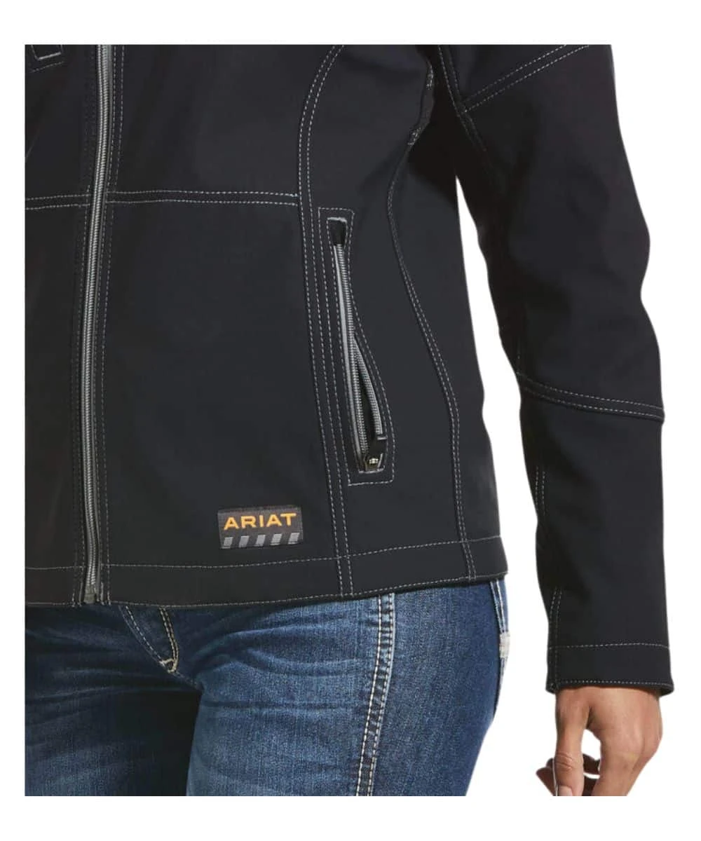 Ariat Women's Rebar Softshell Jacket 3 Ariat Women's Rebar Softshell Jacket - Image 3