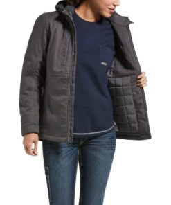 Ariat Women's Rebar DuraCanvas Insulated Jacket -Cowpokes Onlines.com 10032917 c