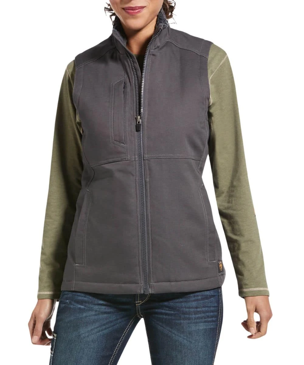 Ariat Women's Rebar DuraCanvas Insulated Vest 1 Ariat Women's Rebar DuraCanvas Insulated Vest