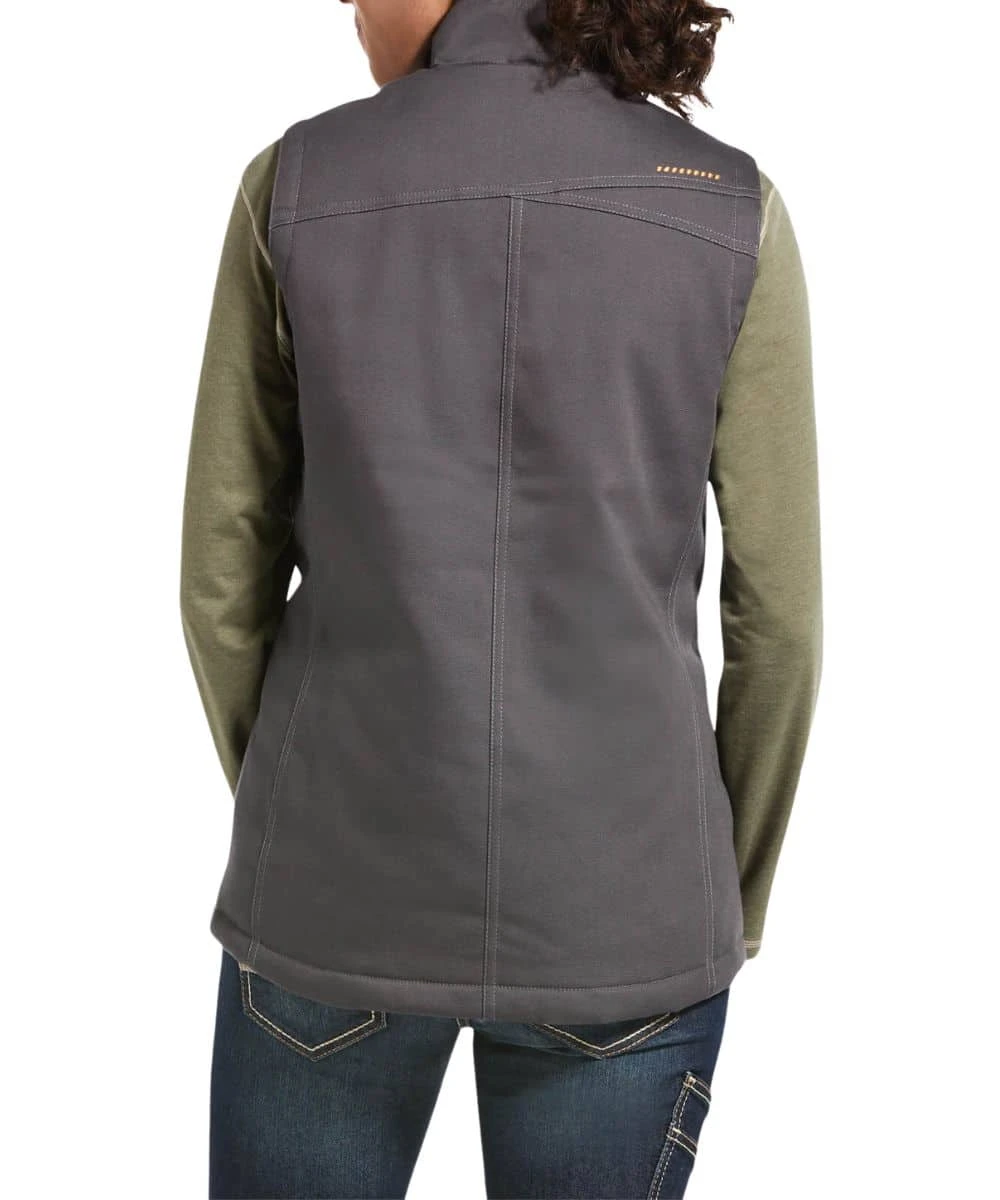 Ariat Women's Rebar DuraCanvas Insulated Vest 2 Ariat Women's Rebar DuraCanvas Insulated Vest - Image 2