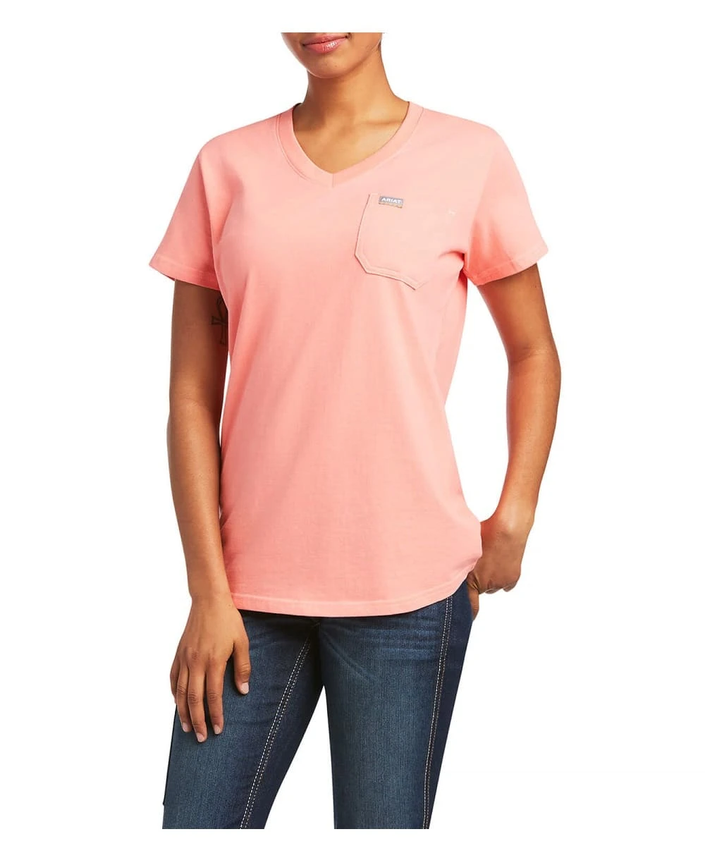 Ariat Women's Rebar Strong V-Neck Tee 1 Ariat Women's Rebar Strong V-Neck Tee