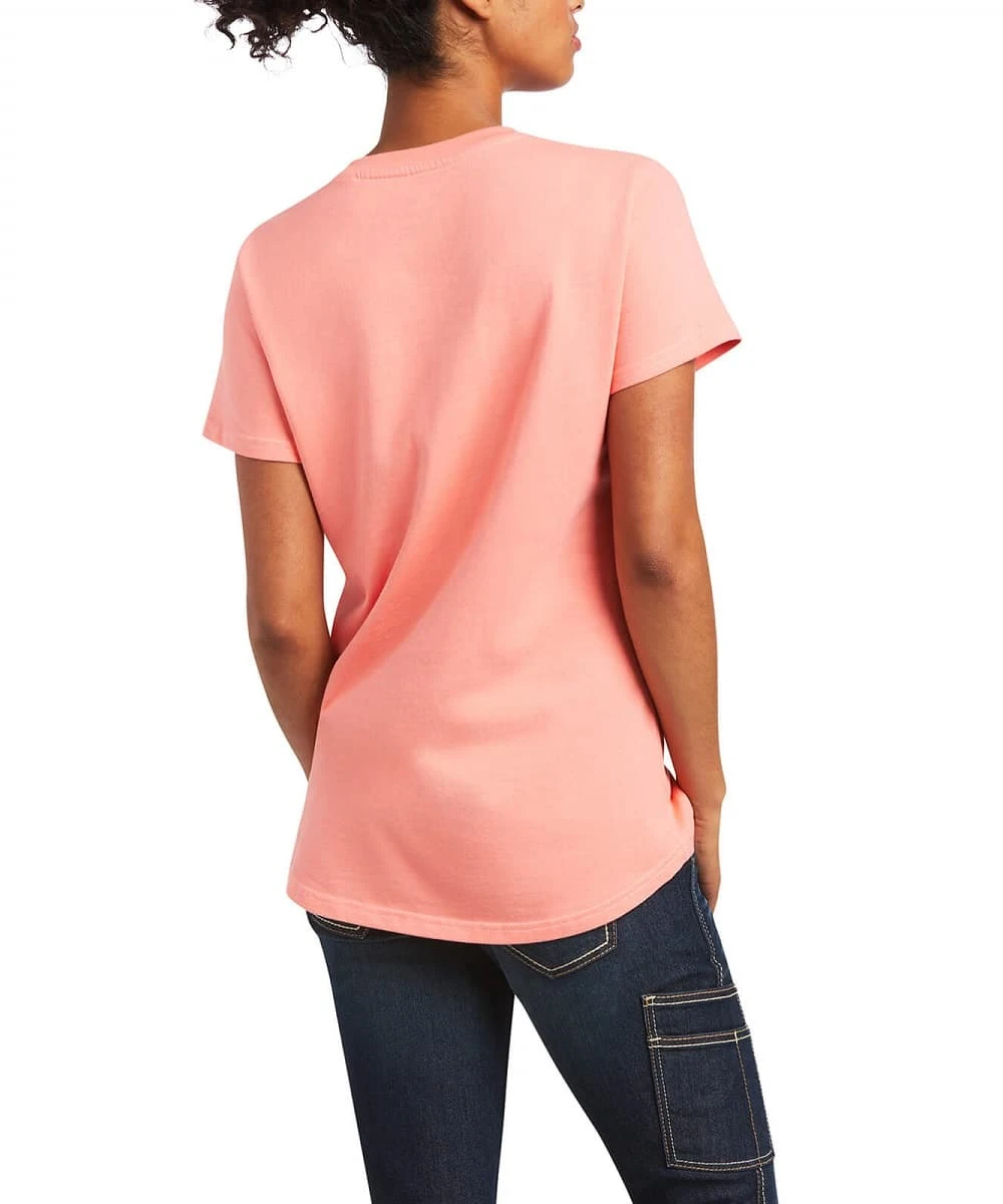 Ariat Women's Rebar Strong V-Neck Tee 2 Ariat Women's Rebar Strong V-Neck Tee - Image 2