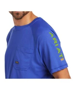 Ariat Men's Rebar Heat Fighter Tee 5 Ariat Men's Rebar Heat Fighter Tee -Cowpokes Onlines.com 10039462 c