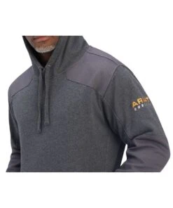 Ariat Men's Rebar Workman DuraCanvas Hoodie 5 Ariat Men's Rebar Workman DuraCanvas Hoodie -Cowpokes Onlines.com 10041499 c