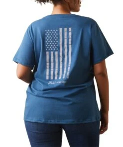 Ariat Women's Rebar American Flag Tee