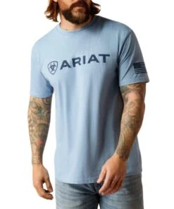 Ariat Men's Shield Flag Tee
