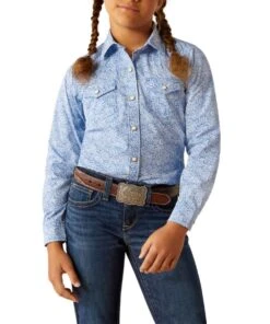 Ariat Girls' Shannon Snap Shirt