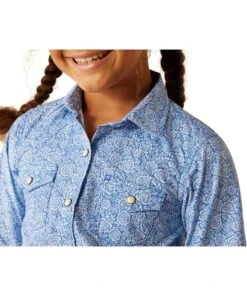 Ariat Girls' Shannon Snap Shirt -Cowpokes Onlines.com 10054600 c