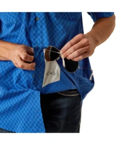 Ariat Men's 360 AirFlow Button Down Shirt -Cowpokes Onlines.com 10054964 c