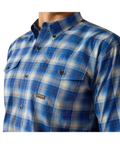 Ariat Men's Rebar VentTEK Button Down Work Shirt -Cowpokes Onlines.com 10058537 c