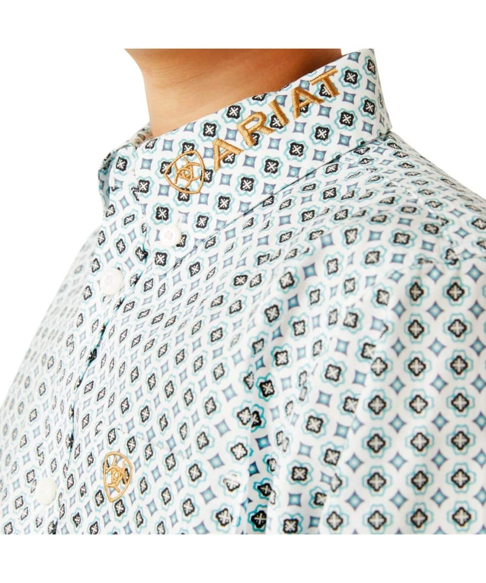 Ariat Boys' Team Franklin Button Down Shirt 3 Ariat Boys' Team Franklin Button Down Shirt - Image 3