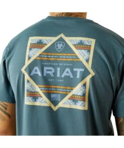 Ariat Men's Puebla Serape Tee -Cowpokes Onlines.com 10058897 c