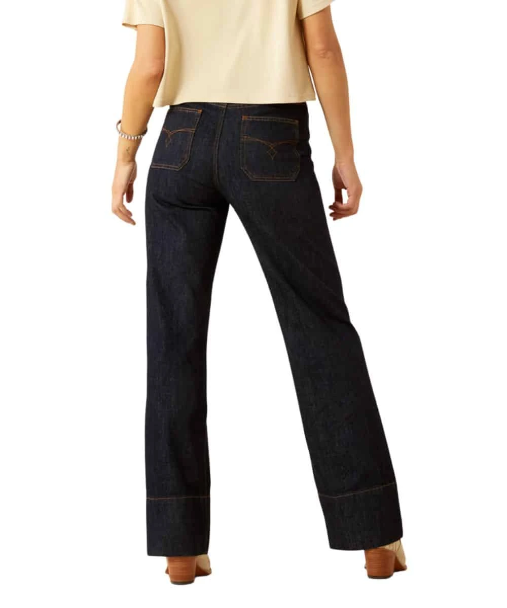 Ariat Women's Tomboy Western Utility Wide Leg Jean 2 Ariat Women's Tomboy Western Utility Wide Leg Jean - Image 2