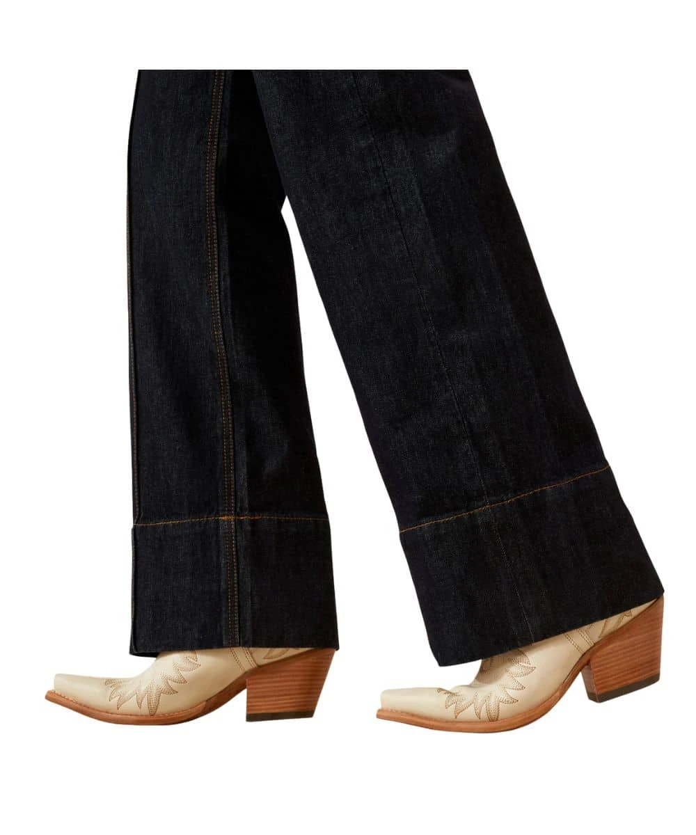 Ariat Women's Tomboy Western Utility Wide Leg Jean 5 Ariat Women's Tomboy Western Utility Wide Leg Jean - Image 5