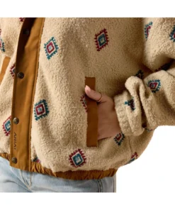Ariat Women's Sherpa Blocked Jacket -Cowpokes Onlines.com 10062815 c