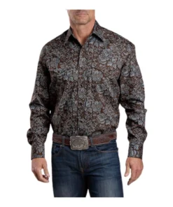 Stetson Men's Paisley Snap Shirt