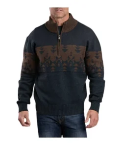 Stetson Men's 1/4 Zip Sweater