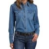 Stetson Women's Denim Snap Shirt