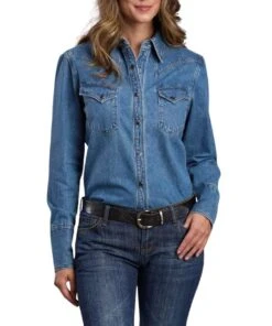 Stetson Women's Denim Snap Shirt
