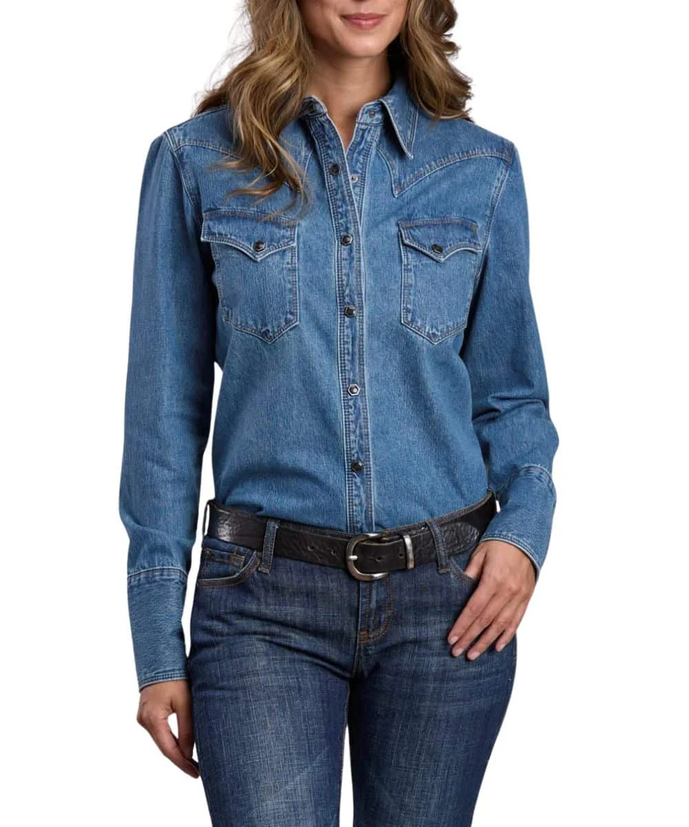 Stetson Women's Denim Snap Shirt 1 Stetson Women's Denim Snap Shirt