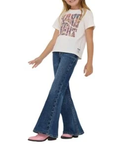 Wrangler Girls' Lainey Wilson Bell Bottom Jean