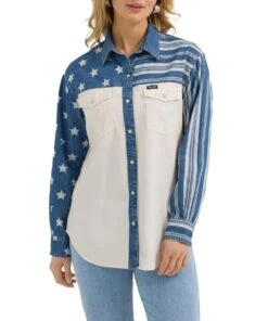 Wrangler Women's Retro Americana Snap Shirt