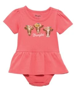 Wrangler Infant Girls' Cow Bodysuit