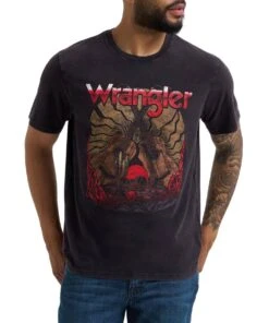 Wrangler Men's Guitar Logo Tee