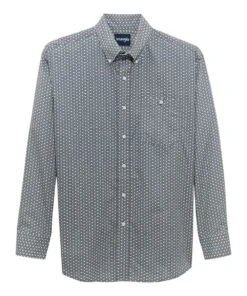 Wrangler Men's Buckin' Cancer Button Down Shirt