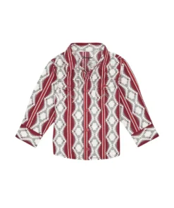 Wrangler Little Boys' Checotah Western Snap Shirt
