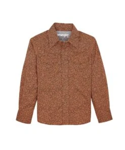 Wrangler Boys' 20X Western Snap Shirt