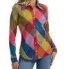 Wrangler Women's Lainey Wilson Harlequin Snap Shirt