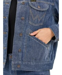 Wrangler Women's Airy Denim Jacket -Cowpokes Onlines.com 112372393 c