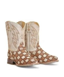 Tin Haul Little Boys' Check It Out Boot