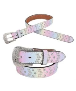 Circle Y Girls' Cotton Candy Belt