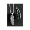 M&F Western Men's Twister Feather Necklace