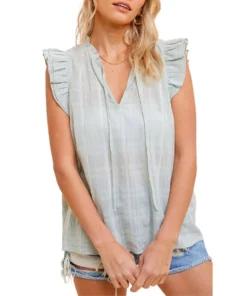 Hem & Thread Women's Ruffled Blouse