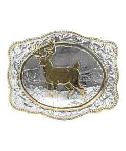 M&F Western Crumrine Vintage Buck Buckle