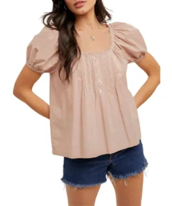 Hem & Thread Women's Embroidered Blouse