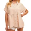 Hem & Thread Women's Babydoll Blouse