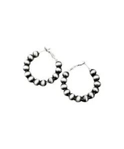Isac Trading Women's Navajo Hoop Earrings