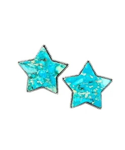 Isac Trading Women's Star Earrings