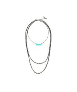 Isac Trading Women's Bar Turquoise Necklace
