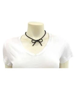 Isac Trading Women's Bow Necklace