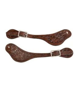 Royal King Floral Tooled Spur Straps