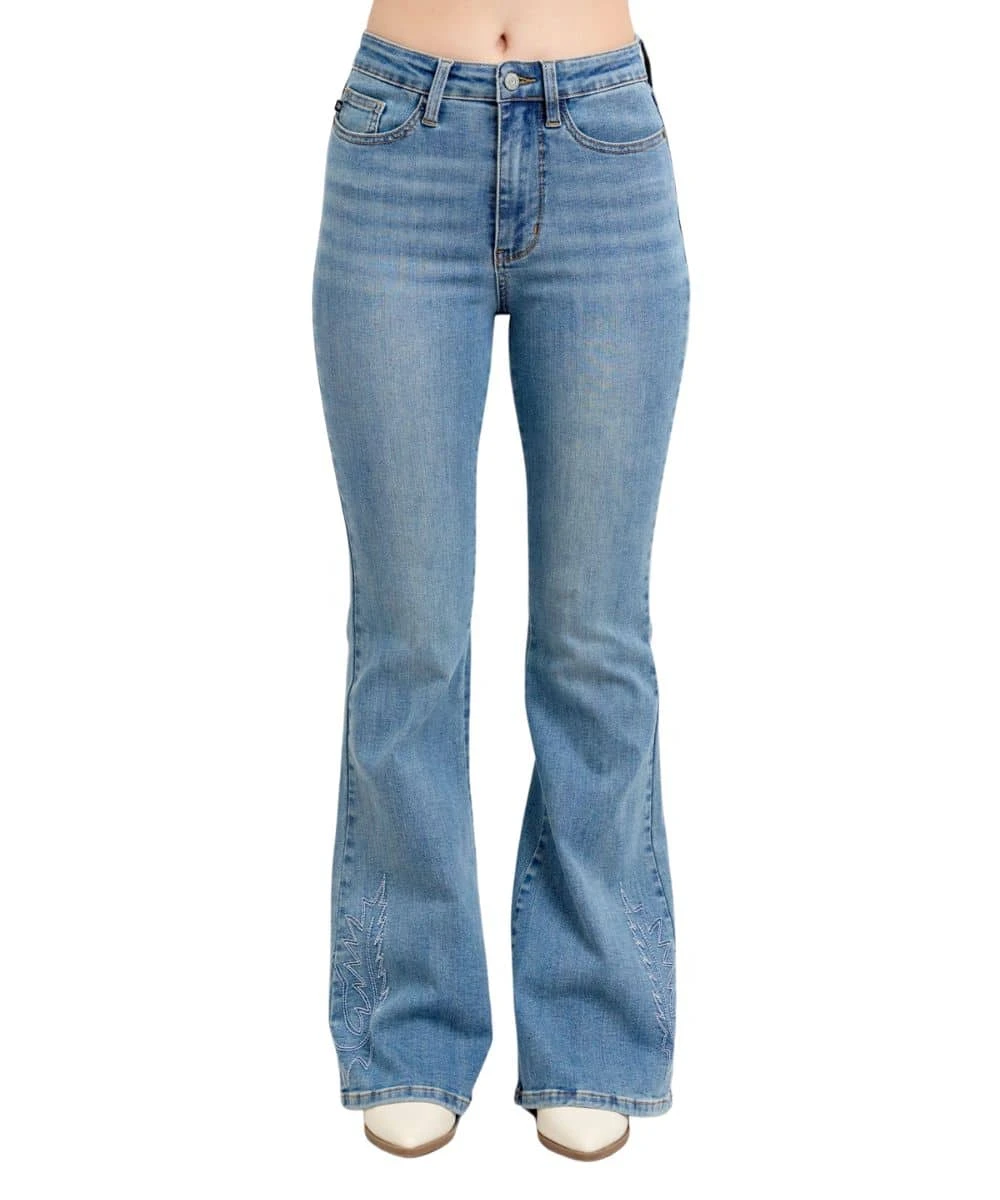 Judy Blue Women's High Rise Flare Jean 1 Judy Blue Women's High Rise Flare Jean