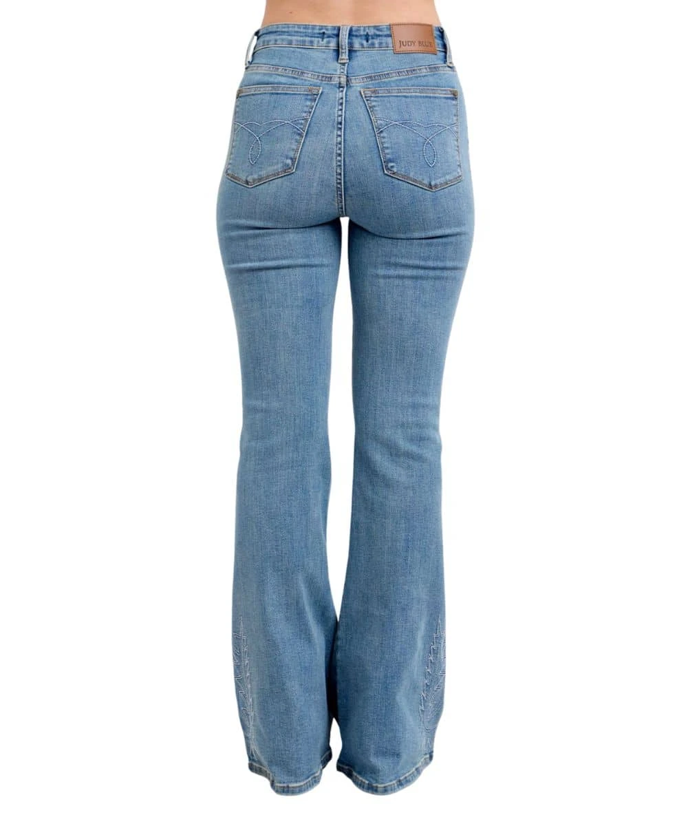 Judy Blue Women's High Rise Flare Jean 2 Judy Blue Women's High Rise Flare Jean - Image 2